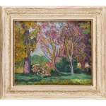 Jean (Jan Mirosław) Peské (Peszke) (1870 Gołta - 1949 Le Mans), Paesaggio estivo a Bois-le-Roi (L'été (Bois le Roi))