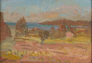 Zygmunt Landau (1898 Łódź - 1962 Tel Aviv), Pejzaż prowansalski