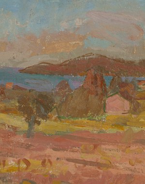 Zygmunt Landau (1898 Łódź - 1962 Tel Aviv), Pejzaż prowansalski