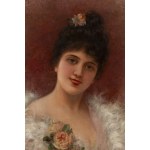 Emile Eisman-Semenowsky (1859–1911), Young Lady in a Fur Coat
