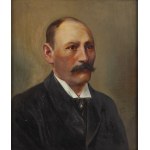Seweryn Leopold Obst (1847 na Pokuciu - 1917 Lwów), Portret mężczyzny, 1907