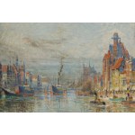 Theodor Urtnowski (1881 Toruń - 1963 Aachen), Veduta sul fiume Motława