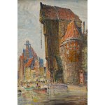 Theodor Urtnowski (1881 Toruń - 1963 Aachen), Veduta sul fiume Motława