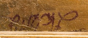 Ludwik Lille (1897 Podwłoczyska nad Zbruczem - 1957 Paryż), Panna młoda (recto)/Szkic postaci (verso)