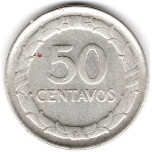 50 Centavos 1948 Bogota 