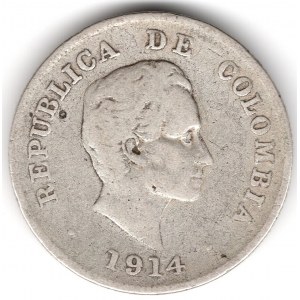 20 Centavos 1914 Bogota
