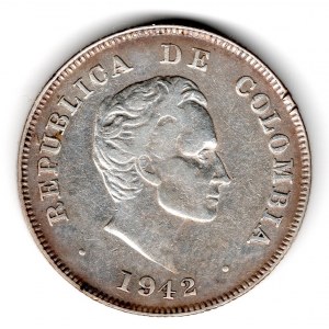 20 Centavos 1942 B Bogota