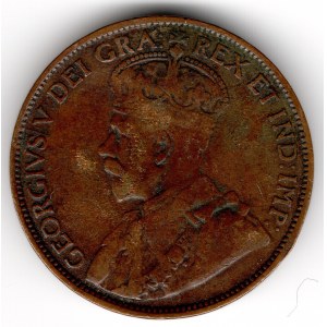 Canada 1 Cent 1913 Ottawa George V 