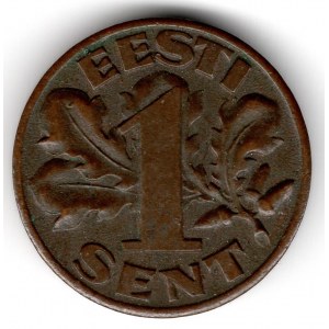 Estonia 1 Sent 1929 
