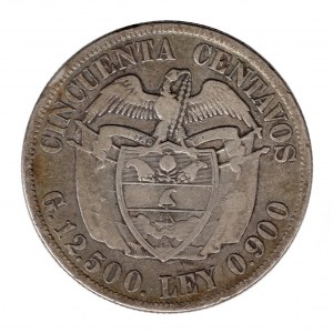 50 Centavos 1921 Bogota