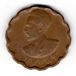 Ethiopia 25 Cents 1943/44 Haile Selassie 