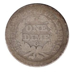USA 1 Dime 1851 O New Orleans Seated Liberty Silver