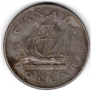 Canada $1 Dollar 1949 George VI