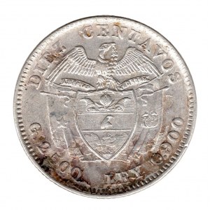 10 Centavos 1934 B Bogota 