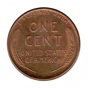 USA 1 Cent 1945 S San Francisco Red Brown UNC