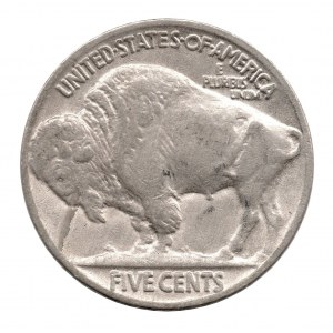USA 5 Cents 1937 Philadelphia Buffalo Nickel 