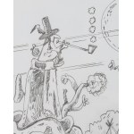 Tadeusz Baranowski (1945, Zamość – 2026), “Great Anxiety,” drawing, 2026