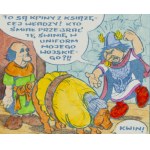 Janusz Christa (1934 Wilno - 2008 Sopot), Kajko i Kokosz. Woje Mirmiła, blaudruk nr 6, 1987