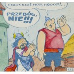 Janusz Christa (1934 Wilno - 2008 Sopot), Kajko i Kokosz. Woje Mirmiła, blaudruk nr 6, 1987