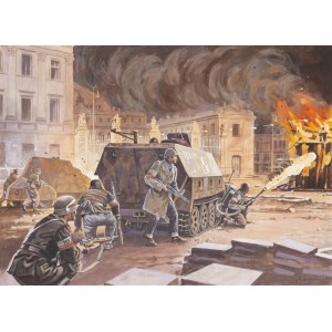 Marek Szyszko (né en 1951 à Varsovie), « L'insurrection de Varsovie », illustration, 2015