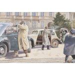 Marek Szyszko (b. 1951, Warsaw), The Assassination of Kutschera, illustration, 2015