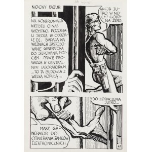 Andrzej Olaf Nowakowski (b. 1946), The Night of the Righteous Fists, plate no. 45, ca. 1982