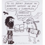 Jan Plata-Przechlewski (ur. 1959), Madej i Jeż Jerzy, komiks satyryczny, 2006