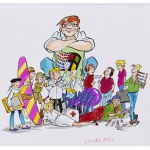 Szarlota Pawel (1947 - 2018 ), Projekt ilustracji do czasopisma 