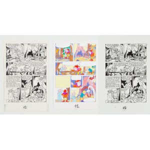 Szarlota Pawel (1947–2018), The Dwarves' Rebellion, set of illustrations No. 12, 1992