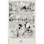 Szarlota Pawel (1947–2018), The Dwarves' Rebellion, set of illustrations No. 12, 1992