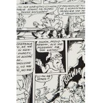 Szarlota Pawel (1947–2018), The Dwarves' Rebellion, set of illustrations No. 12, 1992