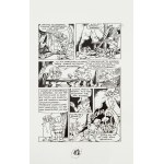 Szarlota Pawel (1947–2018), The Dwarves' Rebellion, set of illustrations No. 12, 1992