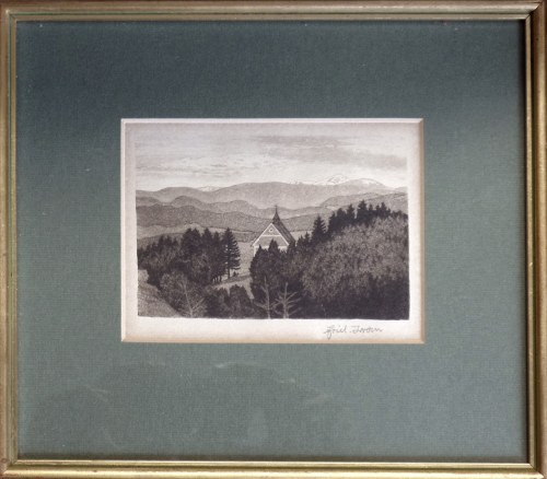 Friedrich Iwan „Kapliczka w Karkonoszach”