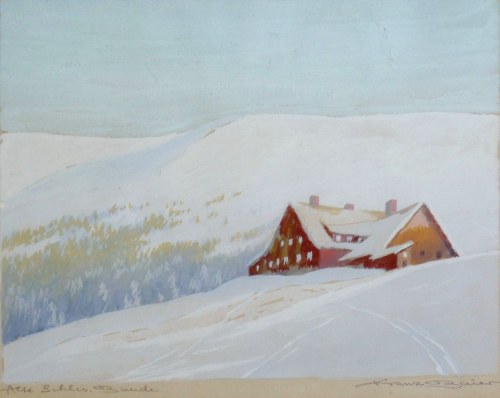 Franz Baier „ Alte Schlesische Baude” Schronisko pod Łabskim Szczytem