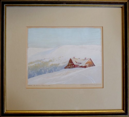Franz Baier „ Alte Schlesische Baude” Schronisko pod Łabskim Szczytem