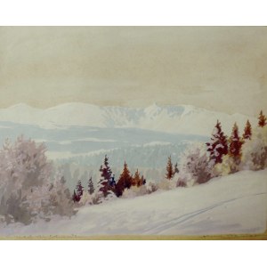 Franz Baier „ Śnieżne Kotły zimą”