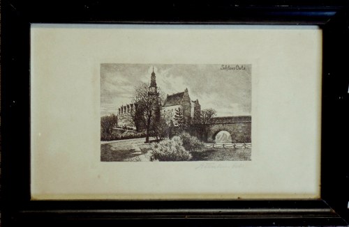 Helma Fischer-Oels „Widok zamku w Oleśnicy”
