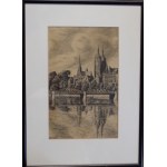 ES Monogramist: View of Ostrów Tumski in Wrocław