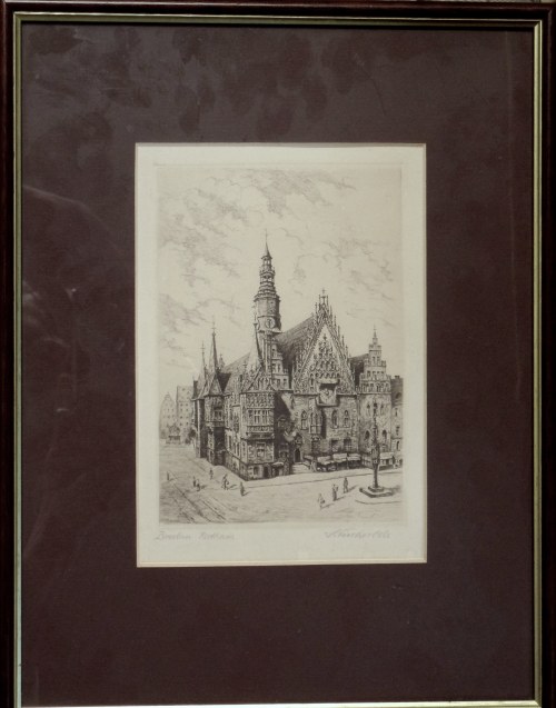 Helma Fischer-Oels „Widok na ratusz wrocławski