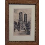 Carl Jander ”Widok katedry wrocławskiej od zachodu