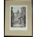Hugo Ulbrich, « Vue sur le bâtiment principal de l'université de Wrocław », tirage contemporain