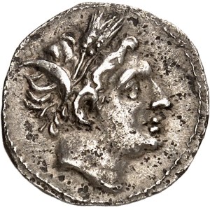 Sicily, Siculo-Punic coins. 1/8 shekel or hemidrachma, Second Punic War ND (214–210 B.C.), Agrigento (Akragas).