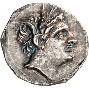 Sicile, émissions siculo-puniques. 1/8e de shekel ou hémidrachme, Deuxième Guerre punique ND (214-210 av. J.C.), Agrigente (Akragas).