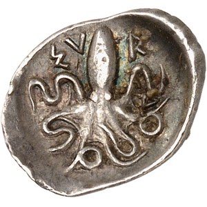 Sicily, Syracuse, Second Democracy (466–405 B.C.). Litra ND (474–450 B.C.), Syracuse.