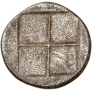 Macédoine, Acanthe. Tétrobole ND (430-390 av. J.-C.), Acanthe.