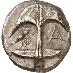 Thrace, Apollonia Pontica. ND drachma (480–450 B.C.), Apollonia on the Pontus.