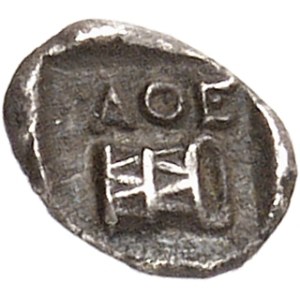 Attica, Athens. Hemiobol with the ring of the Eleusinian Mysteries, undated (339–338 B.C.), Athens.