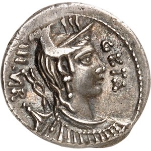 C. Hosidius Geta. Denarius, 2nd type ND (68 B.C.), Rome.
