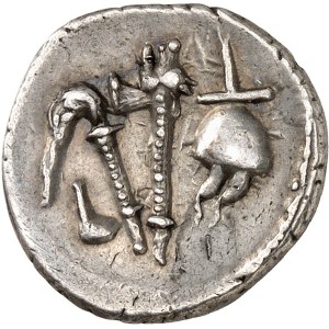Julius Caesar (60–44 B.C.). Denarius ND (49–48 B.C.), Gaul or Italy.
