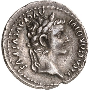 Tiberius (14–37). Denarius ND (14–17), Lyon.
